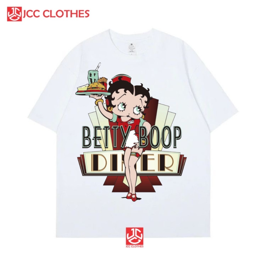 Tshirt Kaos Bety Boop Dinner Baju Atasan Distro