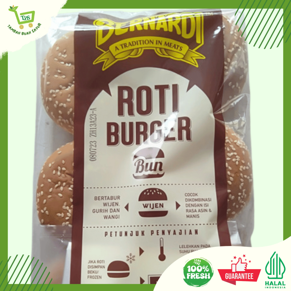 

ROTI BURGER BERNARD WIJEN 6 PCS | Tambah Buah Sayur