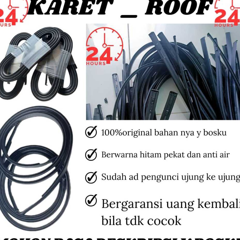 listy moulding driip sidekaret roof mobil grand livina Kekinian