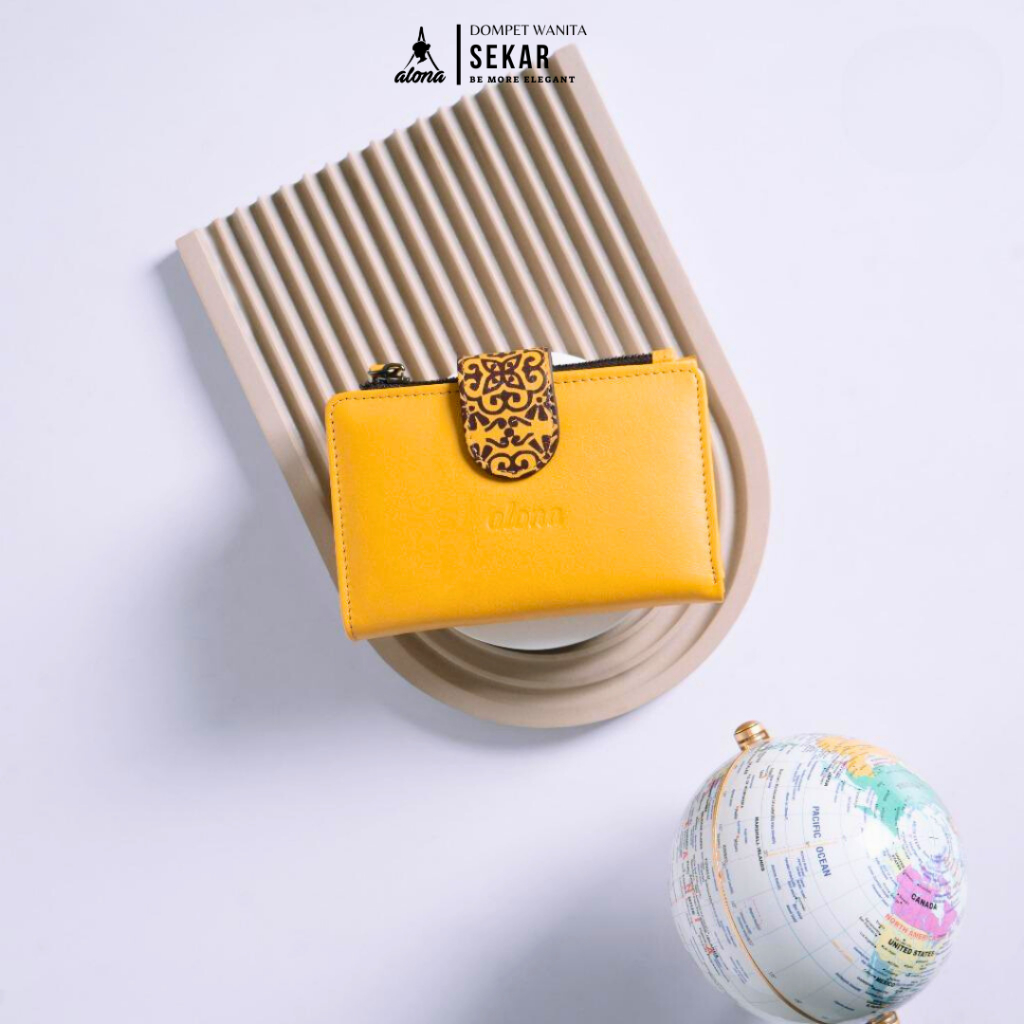 Dompet Kartu Wanita Alona Sekar Kulit