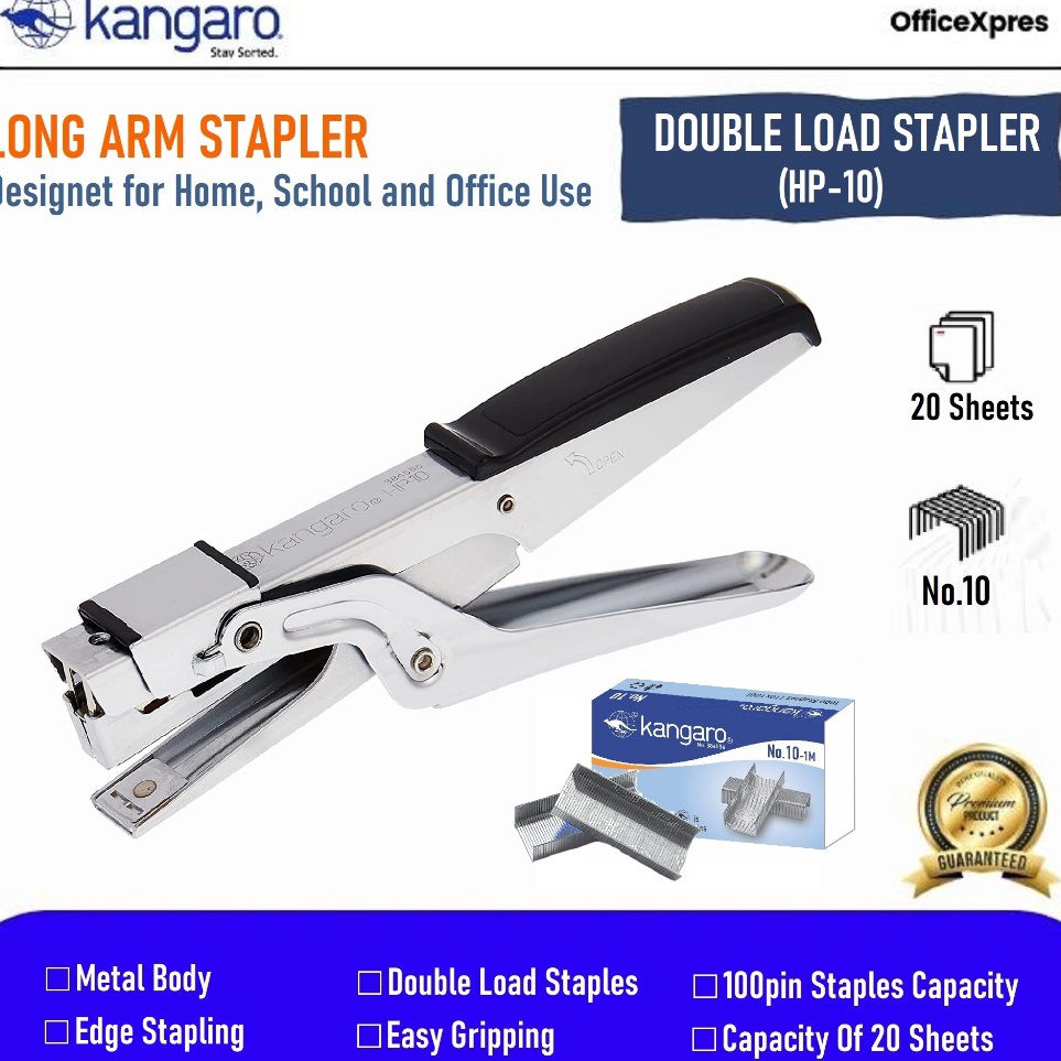 

Long Arm Stapler HP1 Stapler Jilid HP 1 Stapler Buaya HP1 Kangaro Stapler Standar HP1 Double Load Stapler No1 Hekter Jilid No1