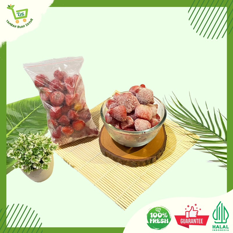 

STRAWBERRY FROZEN 1 KG (KHUSUS SAMEDAY DAN INSTAN)