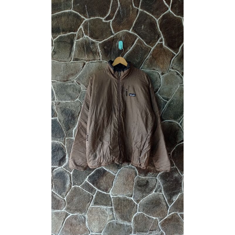 Jacket Puffer Patagonia Cokelat Original