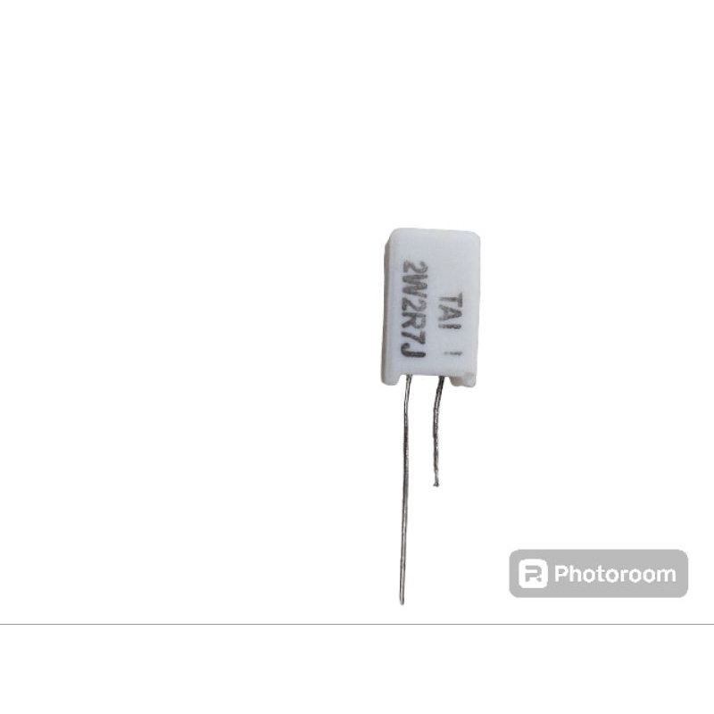 resistor kapur 2 watt 2R7 resistor 2,7 ohm 2 Watt