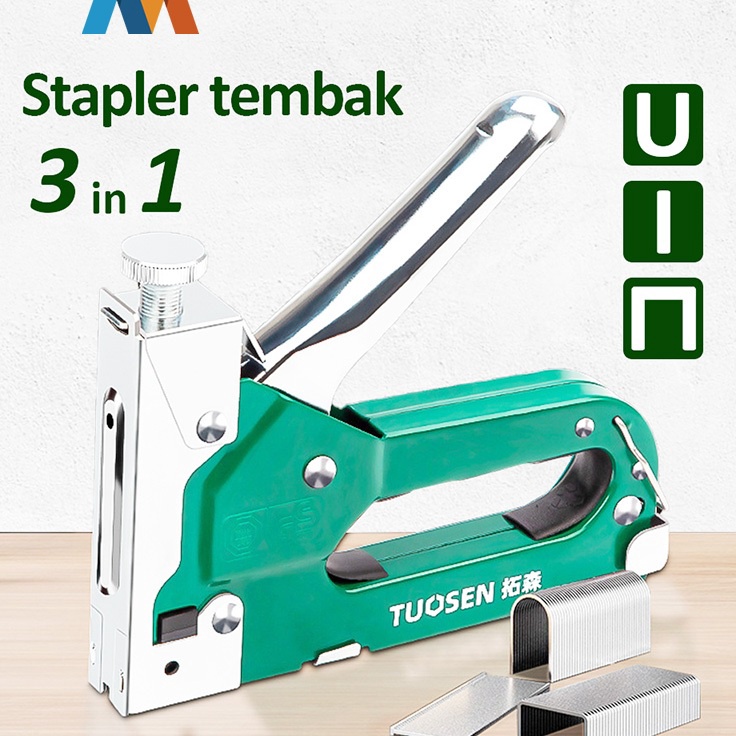 

Mukava 3in1 Staples Stapler Staple Alat Tembak Paku Staples Manual 3 in 1