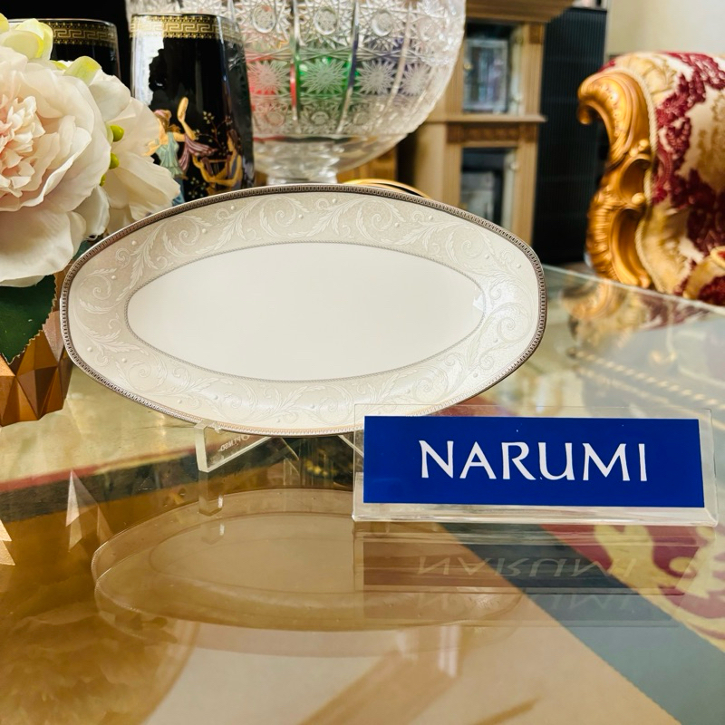 Piring Saji Oval Tray Narumi Nocturne Mewah Cantik