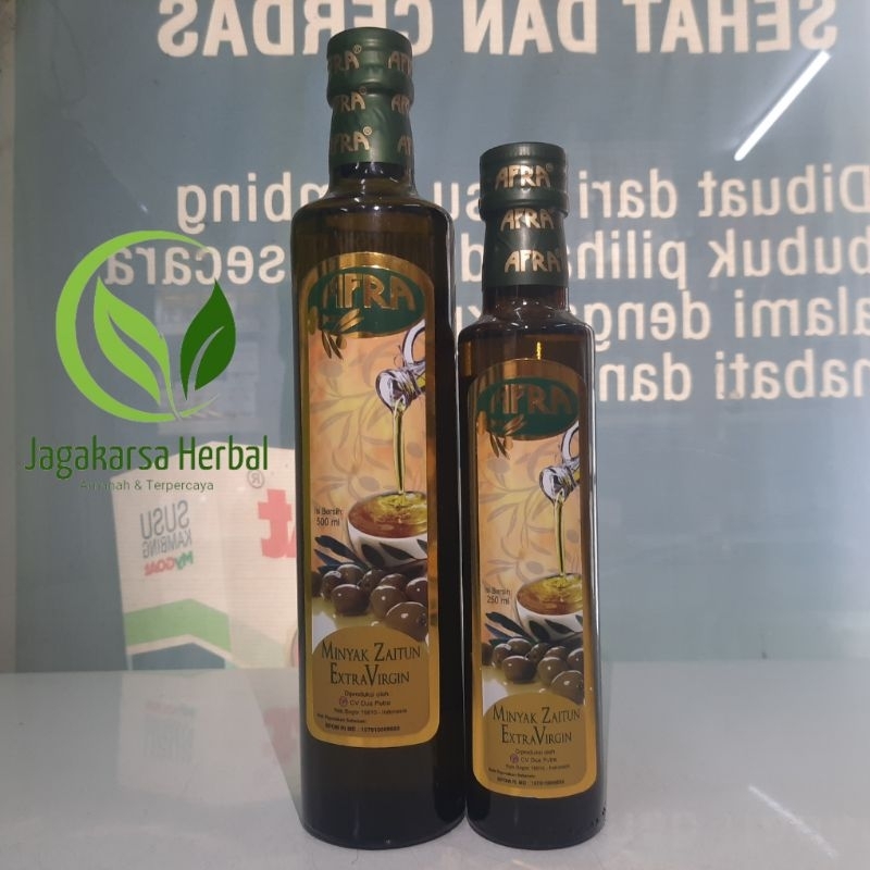 

Minyak Zaitun AFRA Extra Virgin Oil 250ml | Perasan Pertama Bisa di Minum 250ml