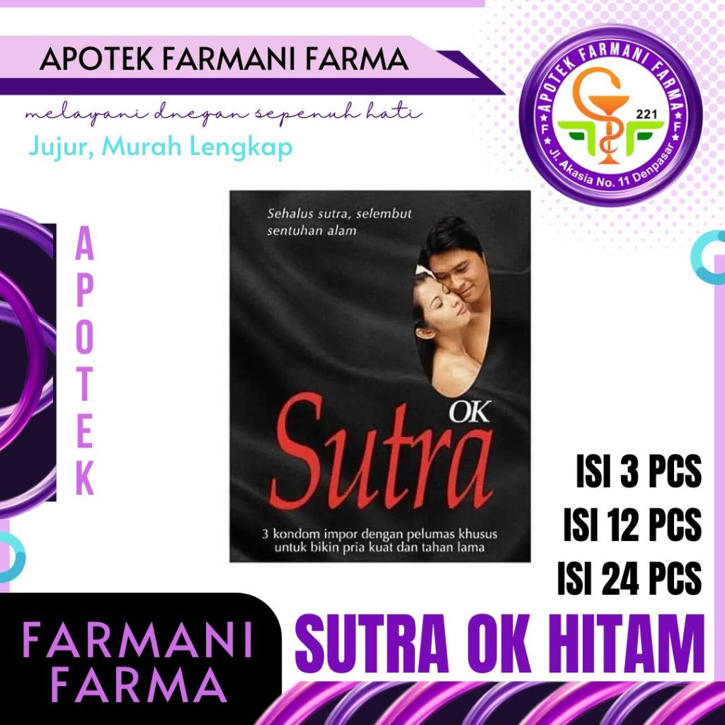 Kondom Sutra Hitam / Kondom Sutra OK