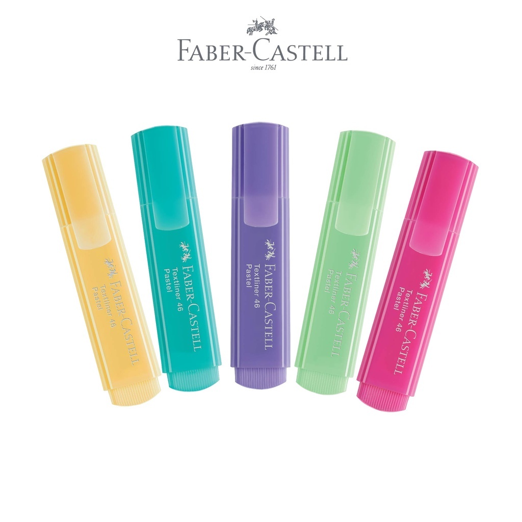 

❤️ Sarjana ❤️ Faber-Castell Textliner Highlighter Pastel Series 46