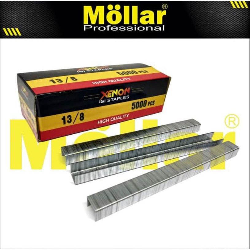 

Isi Staples Manual Uk. 13/8mm (8mm) isi 5000bh / Staples Tembak Guntacker