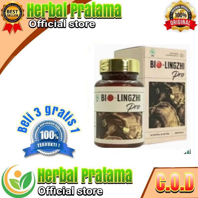 Bio lingzhi pro asli original obat jantung ginjal ampuh bpom