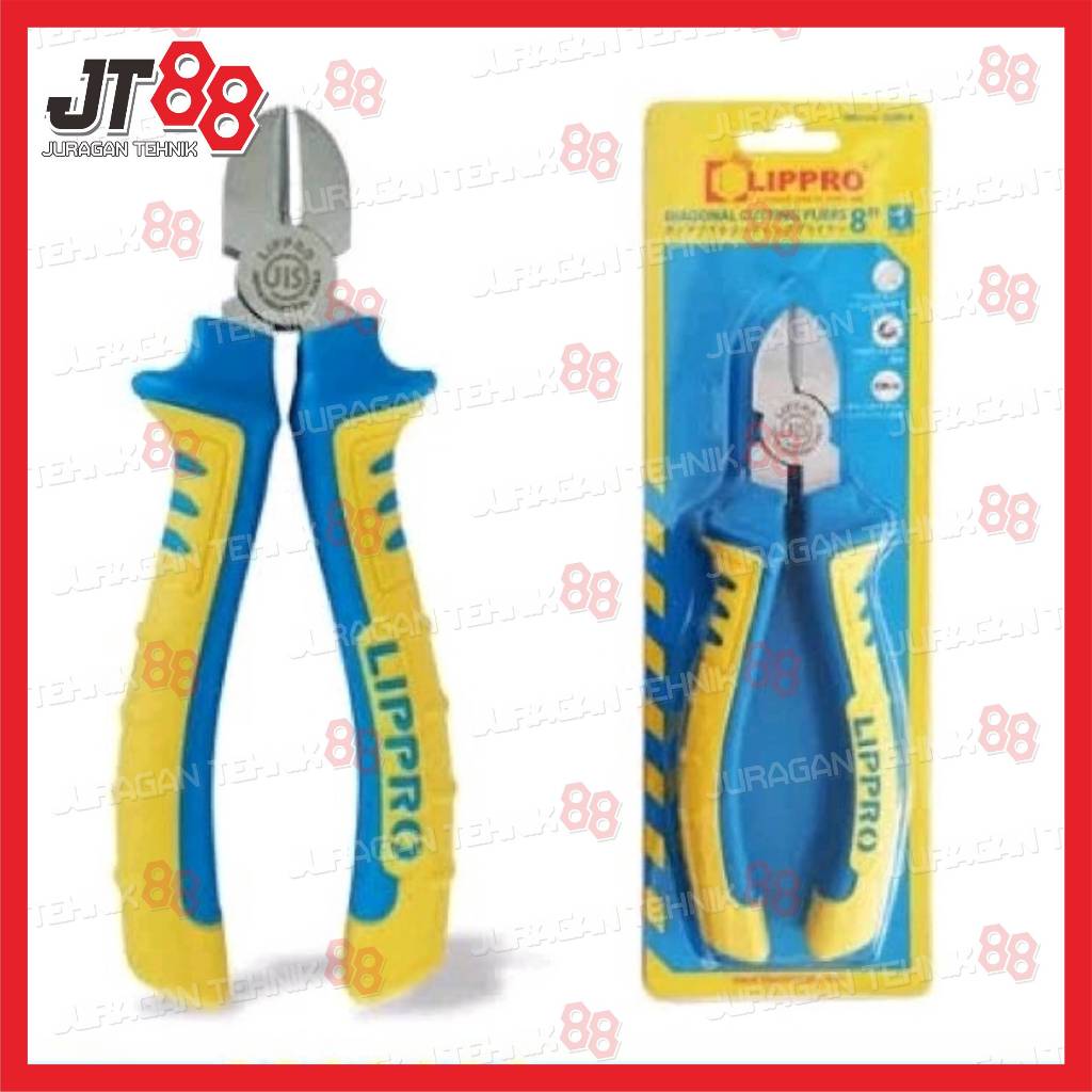 LIPPRO TANG POTONG/CUTTING PLIERS LIPRO 6 dan 8 INCHI HEAVY DUTY