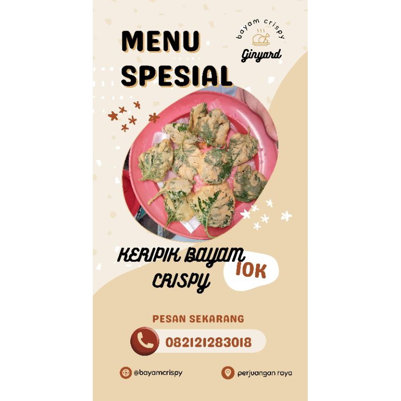 

Keripik Bayam