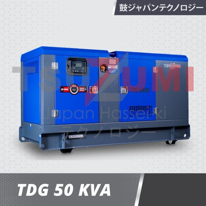 Genset Silent 50 KVA Tsuzumi Diesel Generator Japan Technology / Genset Diesel 50 KVA