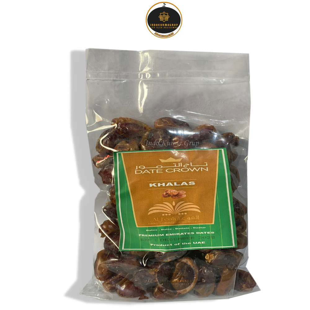 

Kurma Khalas[500gr] |Kurma Dates Crown/Khalas Premium [KEMASAN PLASTIK TREBAL]