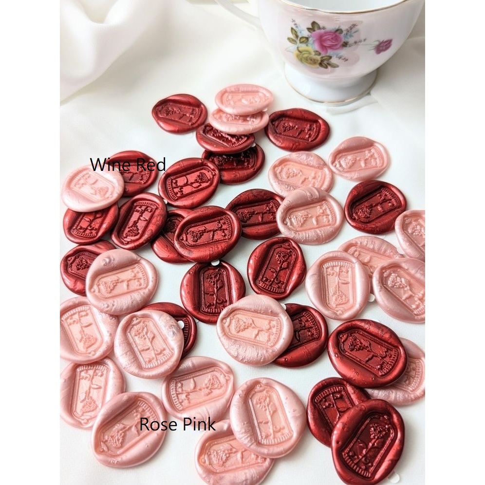 

MINI 3D Dome Rose - 1 Pcs Wax Seal Sticker Undangan WAXSEALCOIN Vintage / Tanpa Minimum / 1 Pcs/ Termasuk Double tape / Lilin Wax Seal Vintage