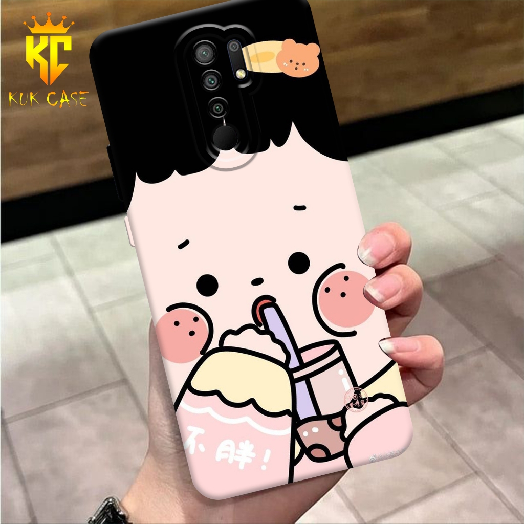 Case Motif REDMI 9 Aesthetic Bahan Softcase silicon Lentur - Skin /  Casing Handpone