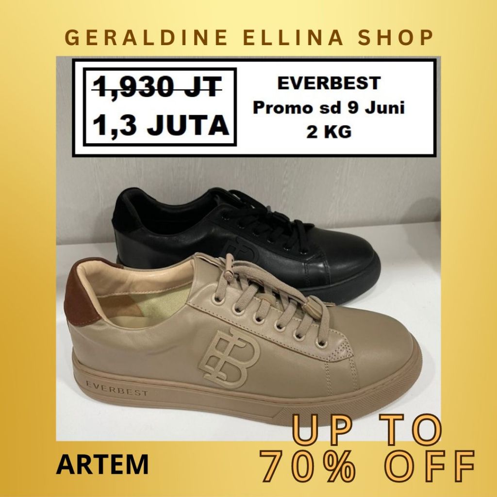 Sepatu EVERBEST pria original snekers ORIGINAL 100% SERI ARTEM