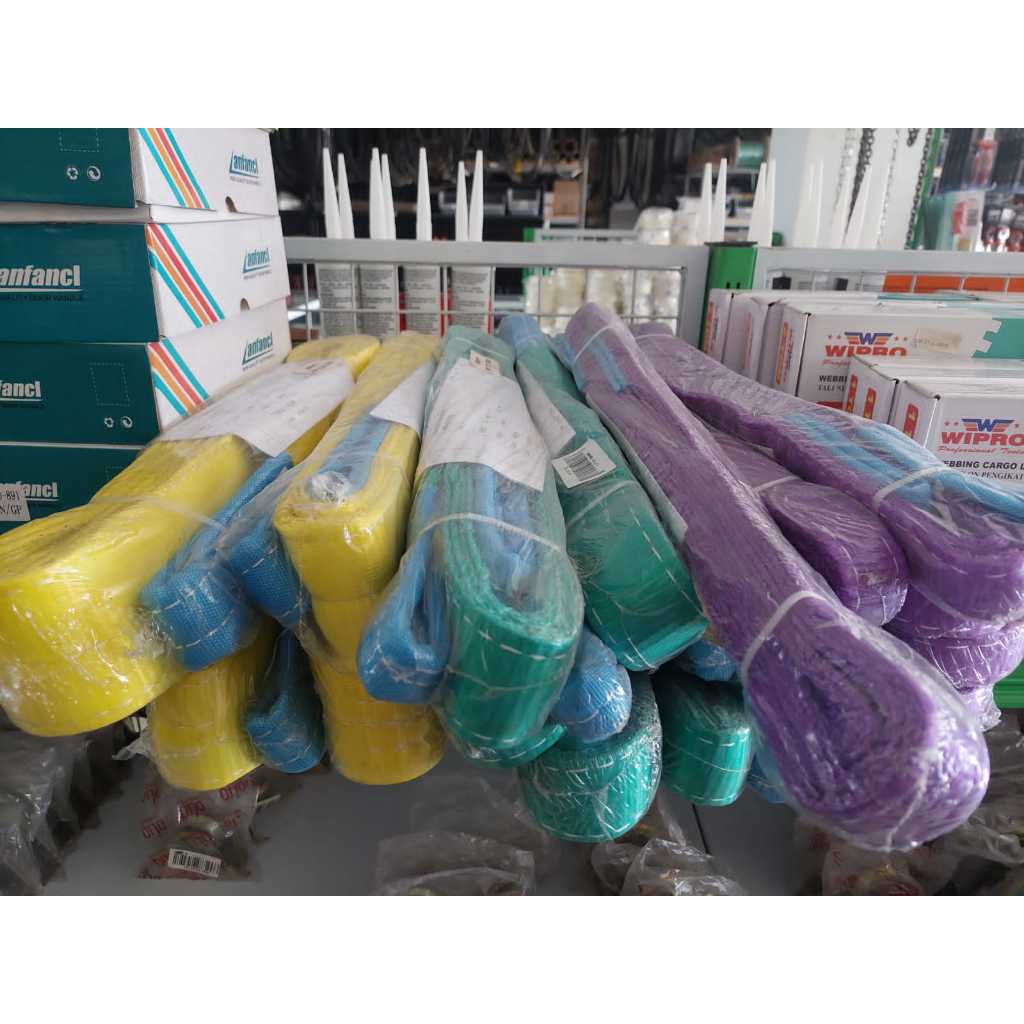 Webing/ Webbing Sling/Polyester Flat Woven Webbing Sling