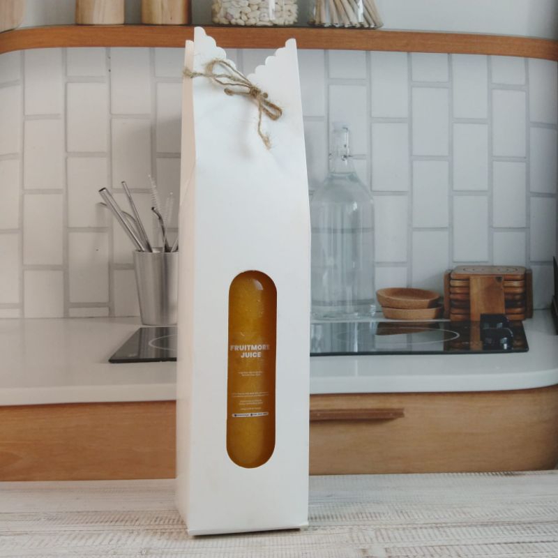 

Hampers Jus Buah Literan Gratis Box Pita Kartu Ucapan