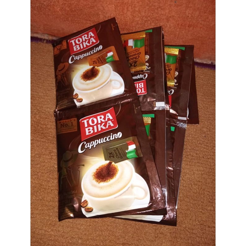 

tora Bika capuccino renteng 10sachet