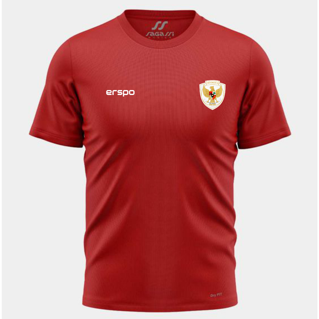 Jersey Timnas Indonesia Atasan Baju Futsal Sepakbola Jersey Timnas Garuda Indonesia