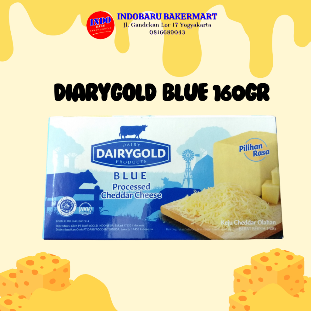 

Keju Dairygold Blue/Green 160gr