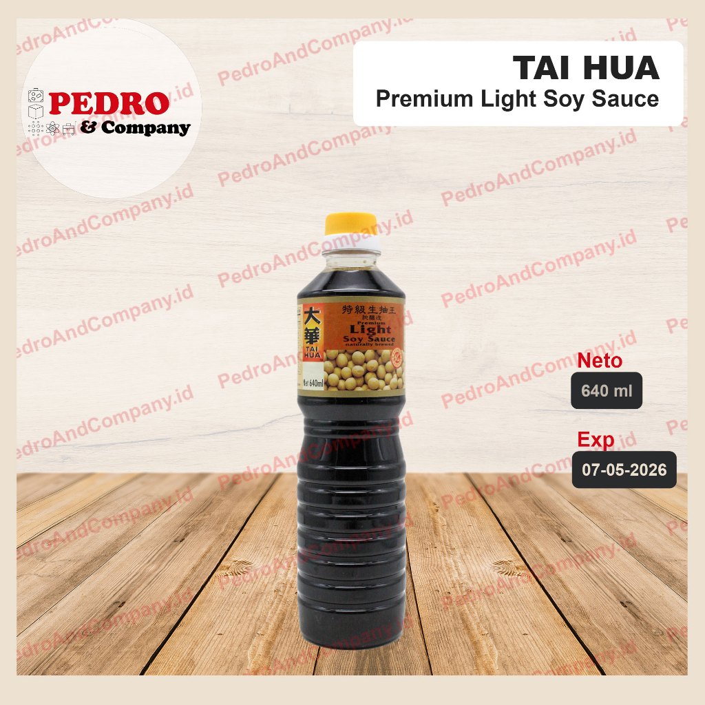 

Tai hua PREMIUM dark soy sauce 640 gram - kecap manis