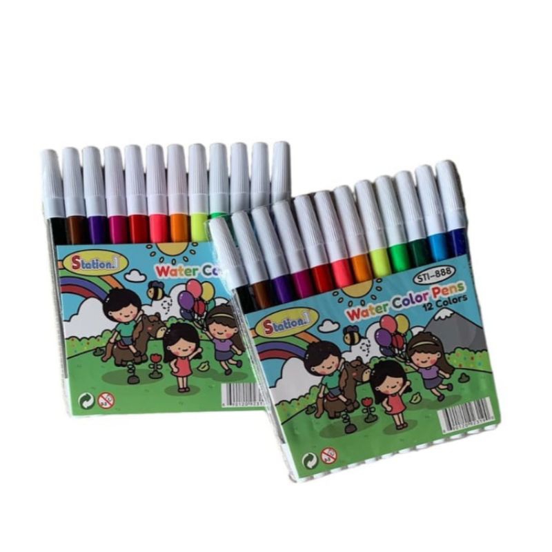 

Spidol warna / spidol kecil warna 12 / spidol 12 warna station.1 / spidol set station one
