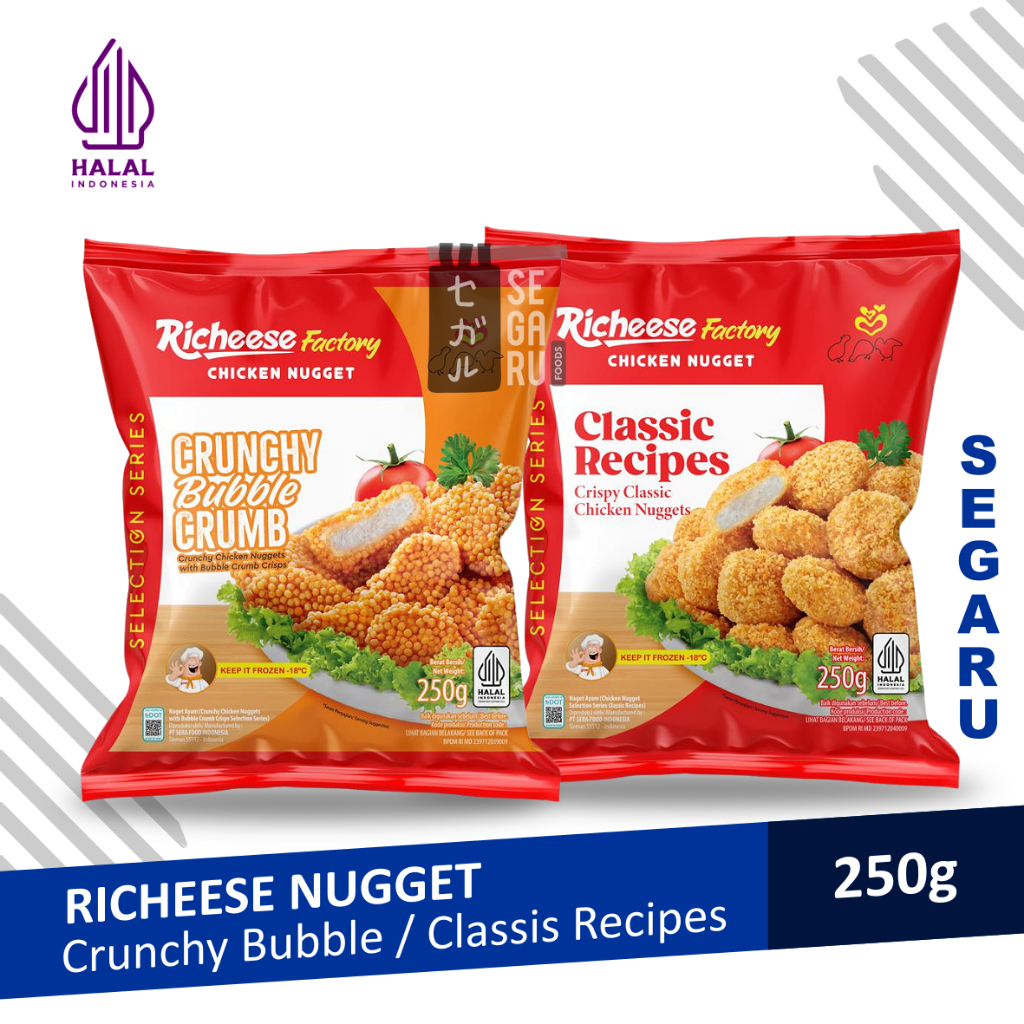 

Richeese Chicken Nugget Crispy 250 Gram