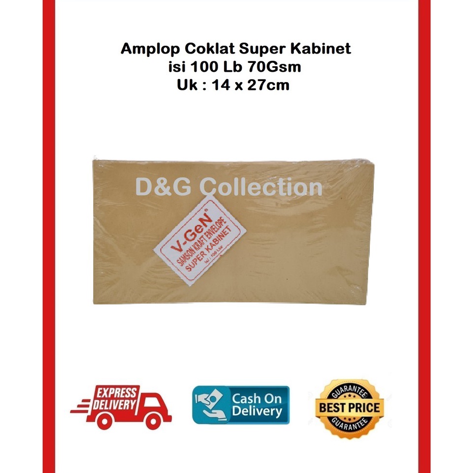 

Kreatif AMPLOP COKLAT SUPER KABINET ISI 1 LEMBAR