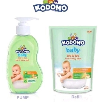 Kodomo baby tap to toe 400ml