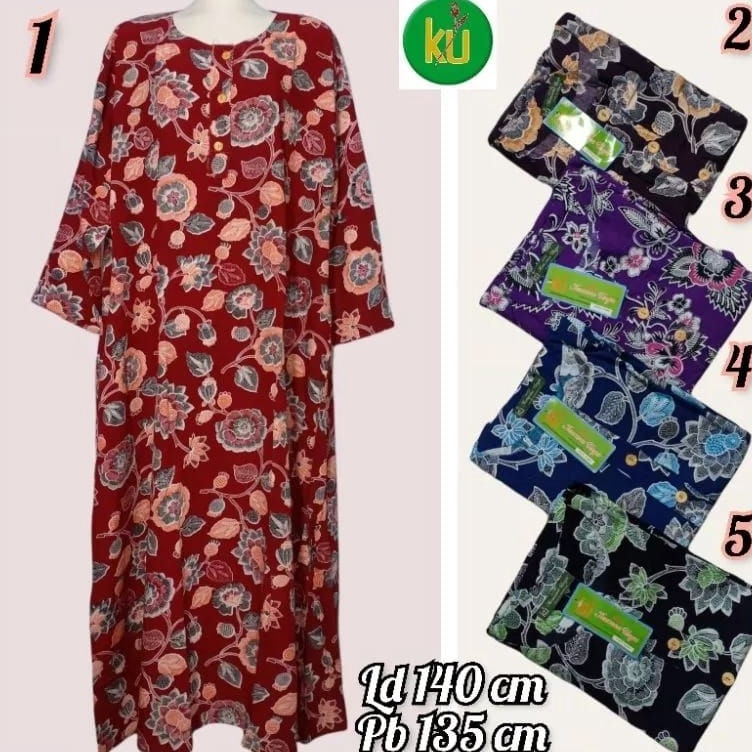 Longdress Abaya Jumbo Kencana Ungu