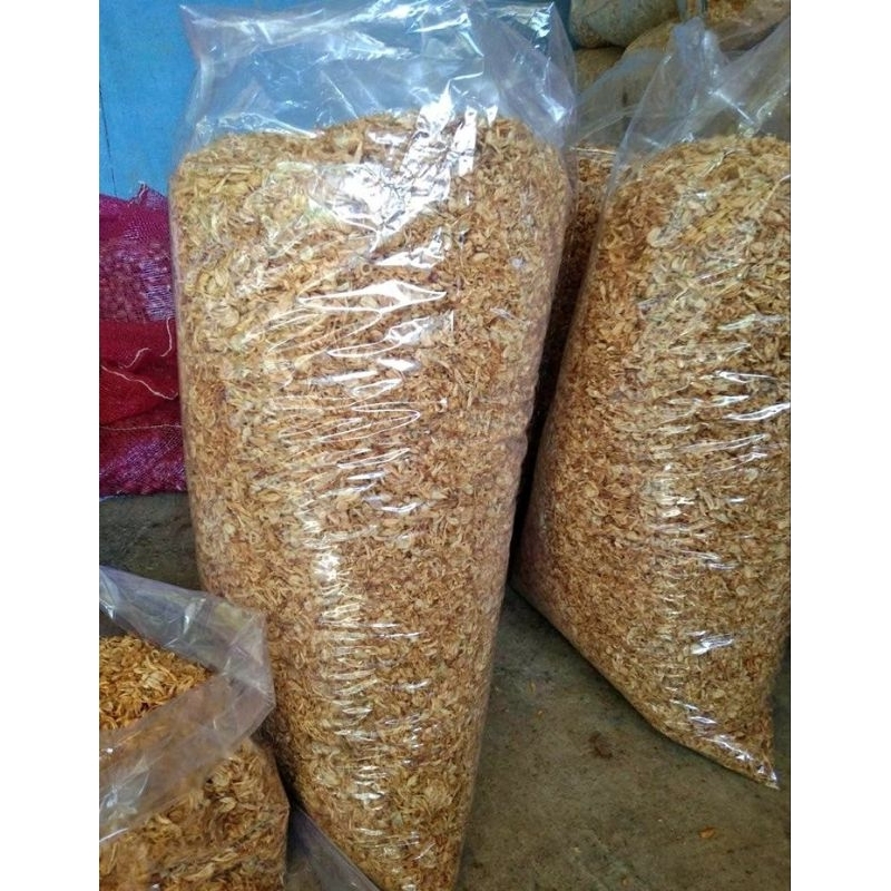 

Bawang Goreng Sumenep ORI tanpa Campuran ++ kemasan 1 Kg