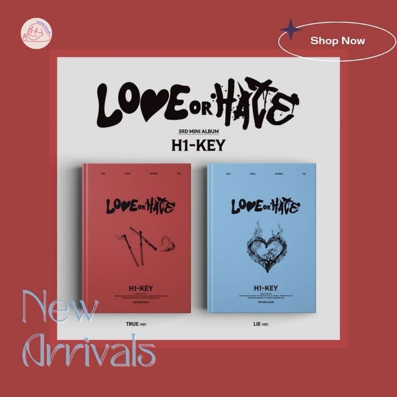 [PO] H1-KEY 3rd Mini Album - LOVE or HATE (Photobook, Poca Album Version)