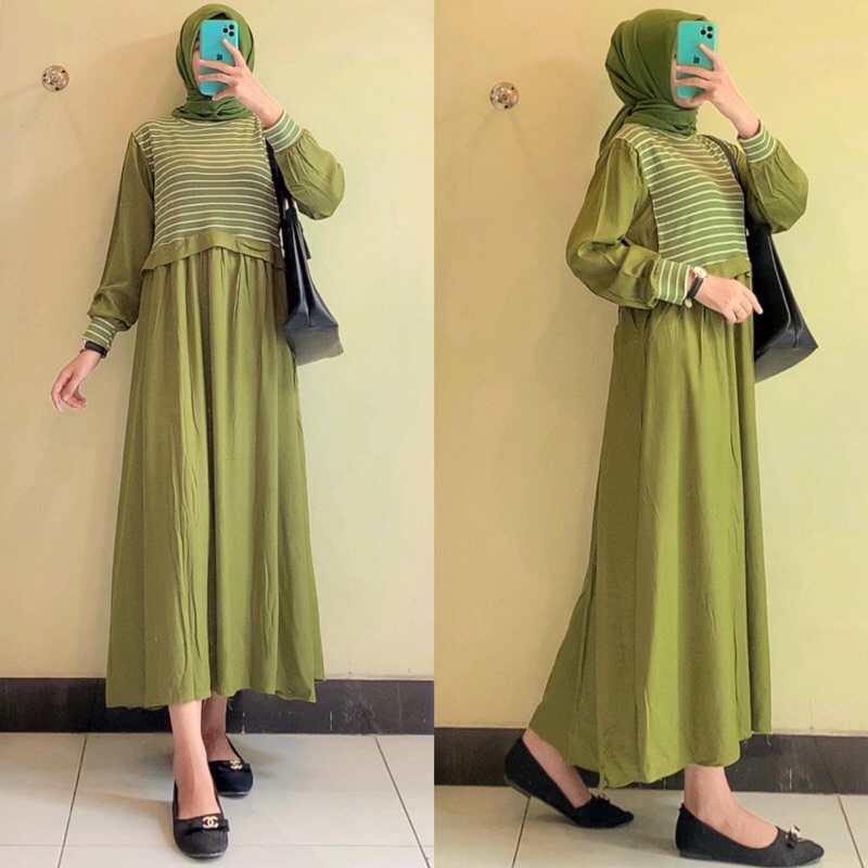 DRESS LUCKY SALUR//DRESS SALUR TERBARU