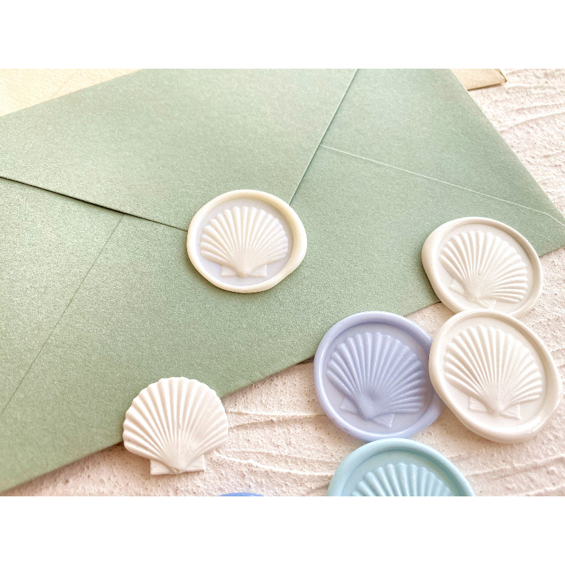 

SHELLA - 1 Pcs Wax Seal Sticker Undangan WAXSEALCOIN Vintage / Tanpa Minimum / 1 Pcs/ Termasuk Double tape / Lilin Wax Seal Vintage