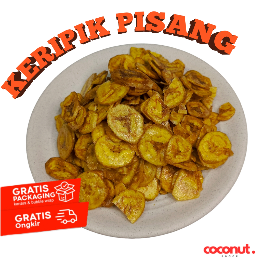 

Keripik pisang Crispy Renyah madu manis 250 Gram