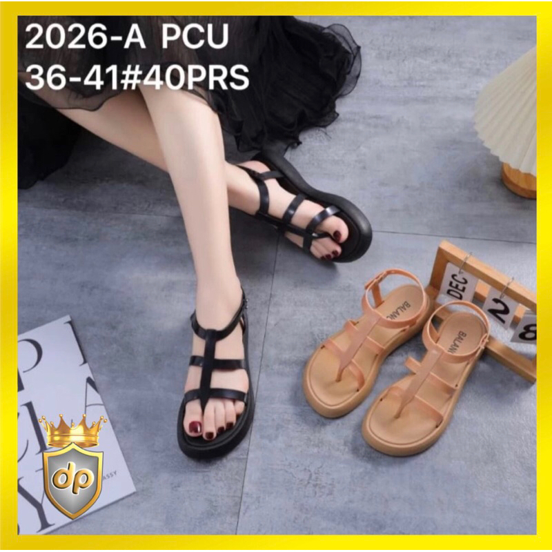 SANDAL CEWEK TALI BELAKANG BALANCE 2026-A JELLY IMPORT