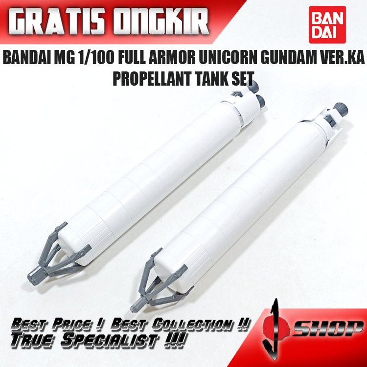 BANDAI MG 1/100 FULL ARMOR UNICORN GUNDAM VER.KA PROPELLANT TANK SET MG1119