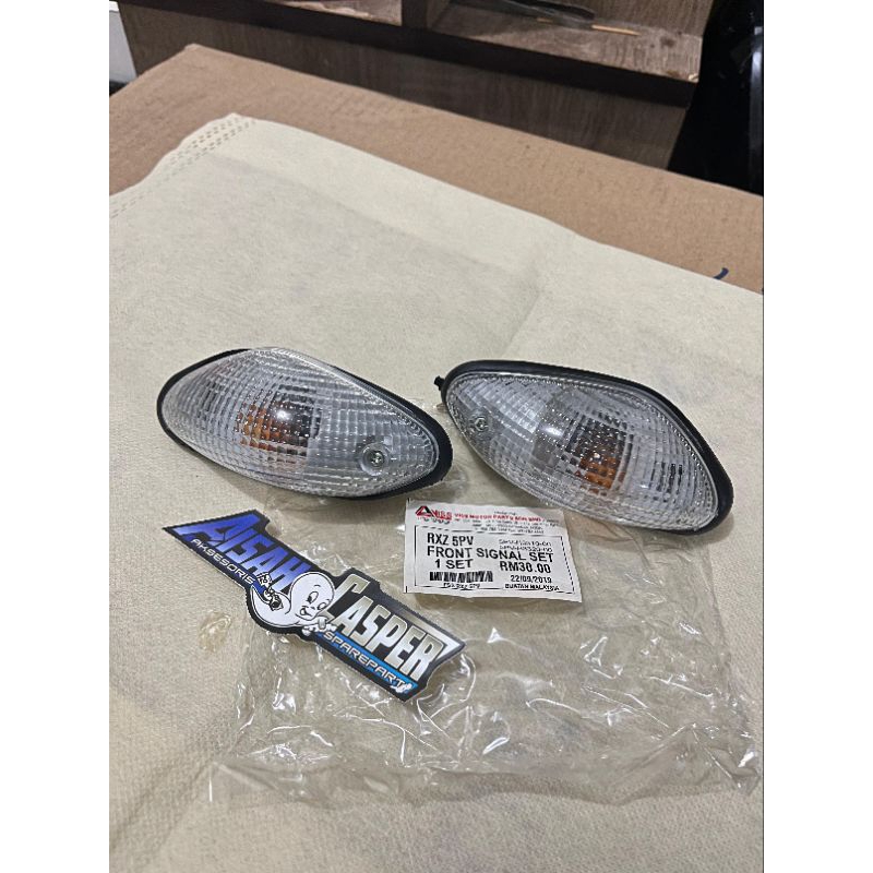 lampu sein depan Yamaha rxz catalyzer set kiri kanan