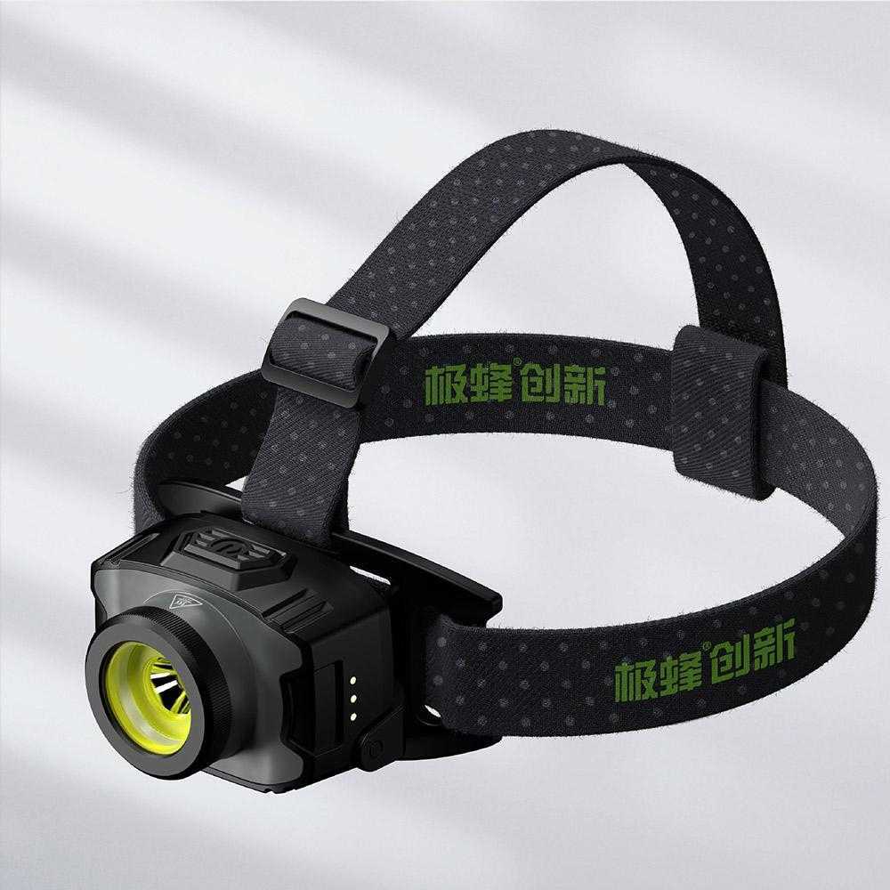 Original Jibee headlamp senter kepala camping hiking gunung multifungsi 1000 lumen waterproof 6mode 