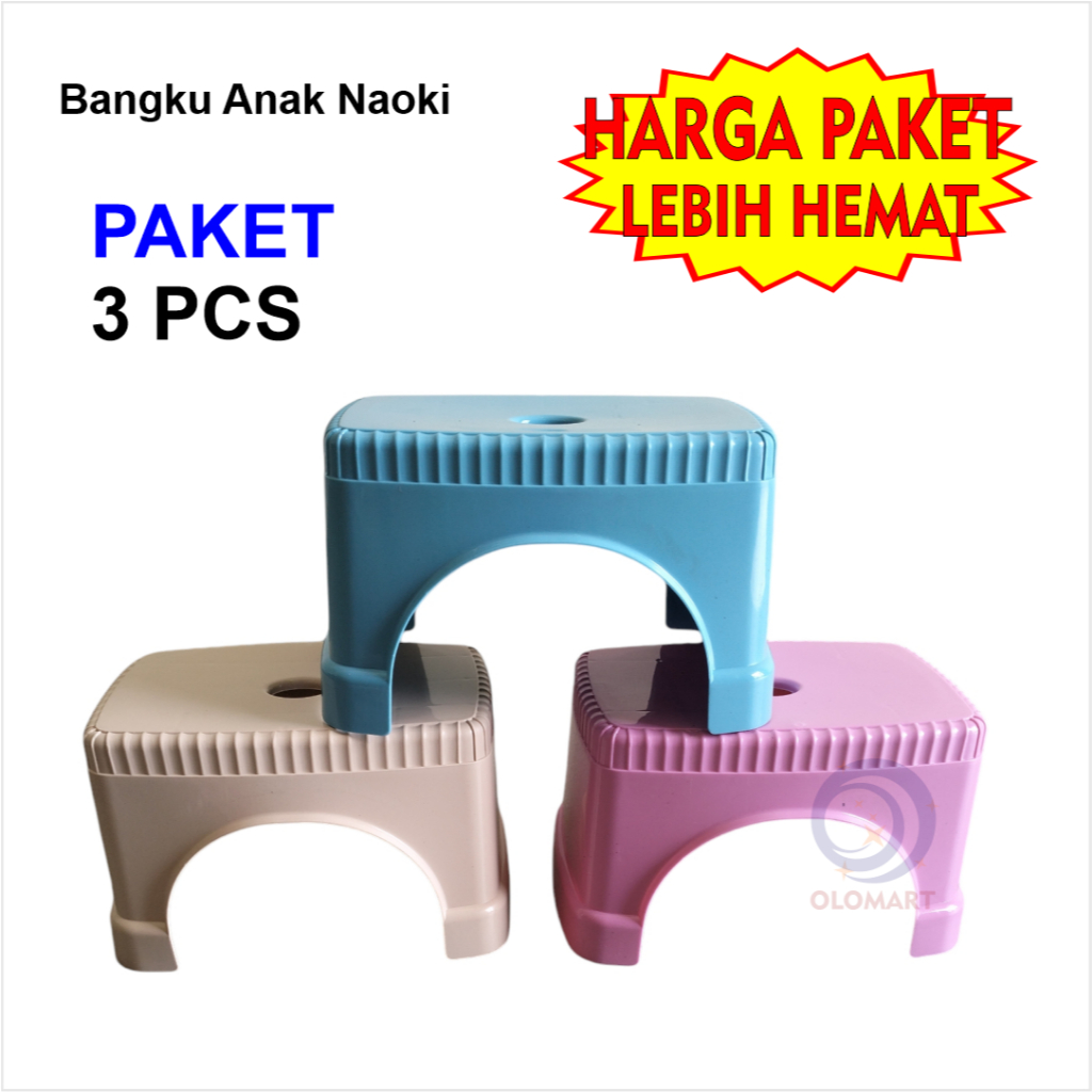 Bangku plastik / Kursi plastik / Bangku kecil / Kursi kecil / Bangku Segi Pendek / Bangku / Kursi