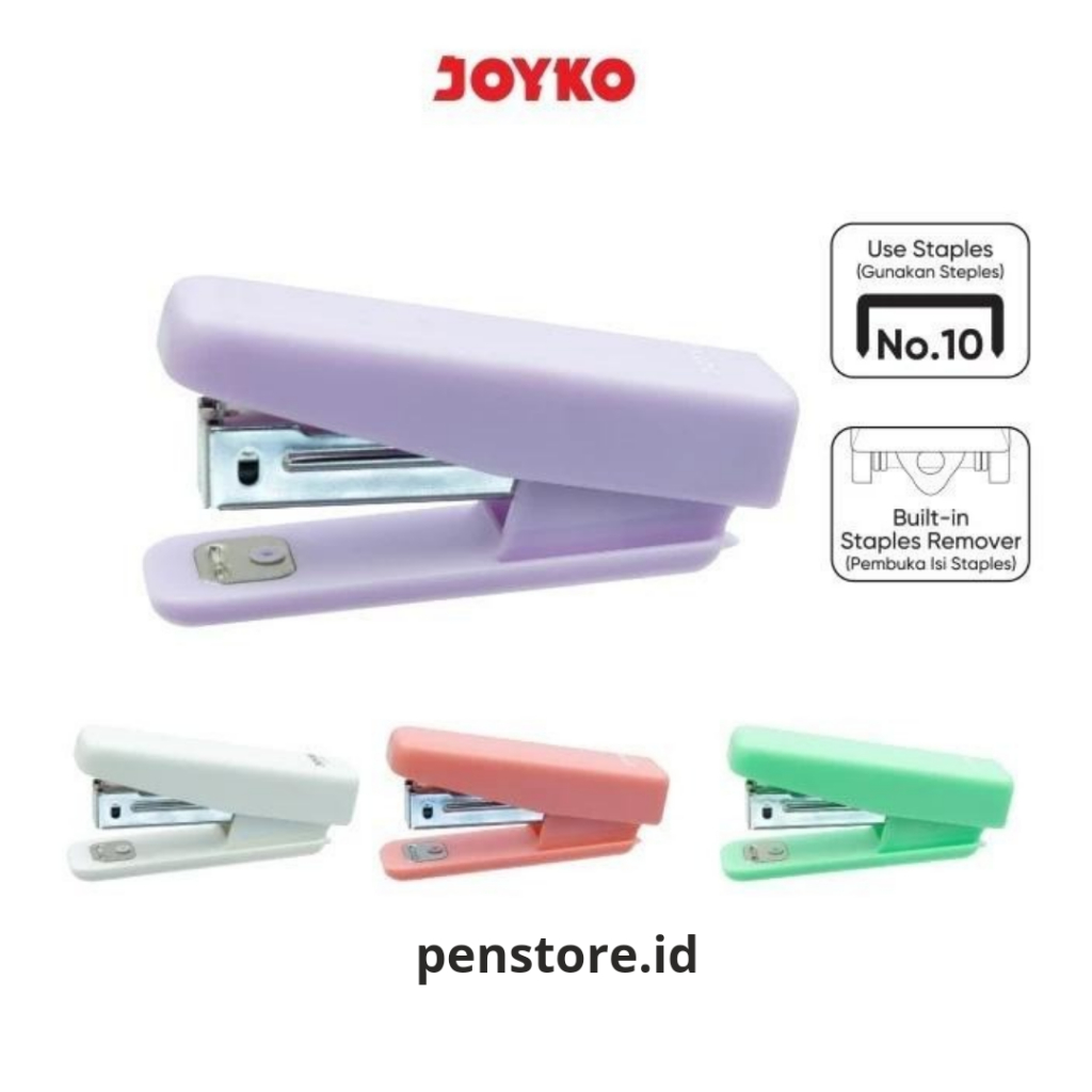 

Stapler Joyko ST-22 Pastel / Alat Staples Jepretan Kecil