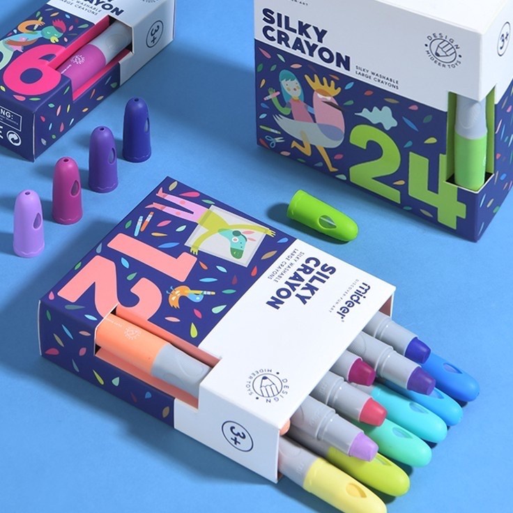

Mideer Silky CrayonColors Drawing Painting Watercolor Art Marker Pens
