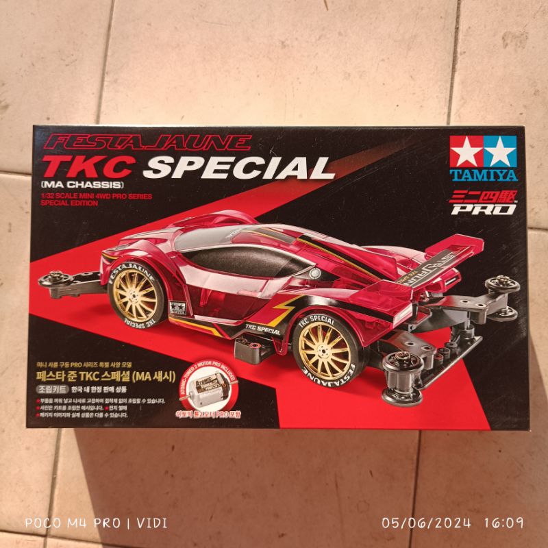 Tamiya 92445 Festa Jaune TKC Special MA Chassis 4 WD Original