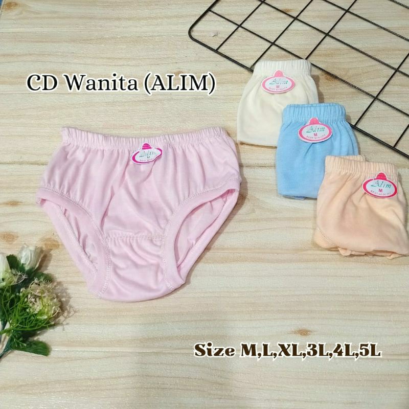 CELANA DALAM WANITA KATUN POLOS CD WANITA JUMBO