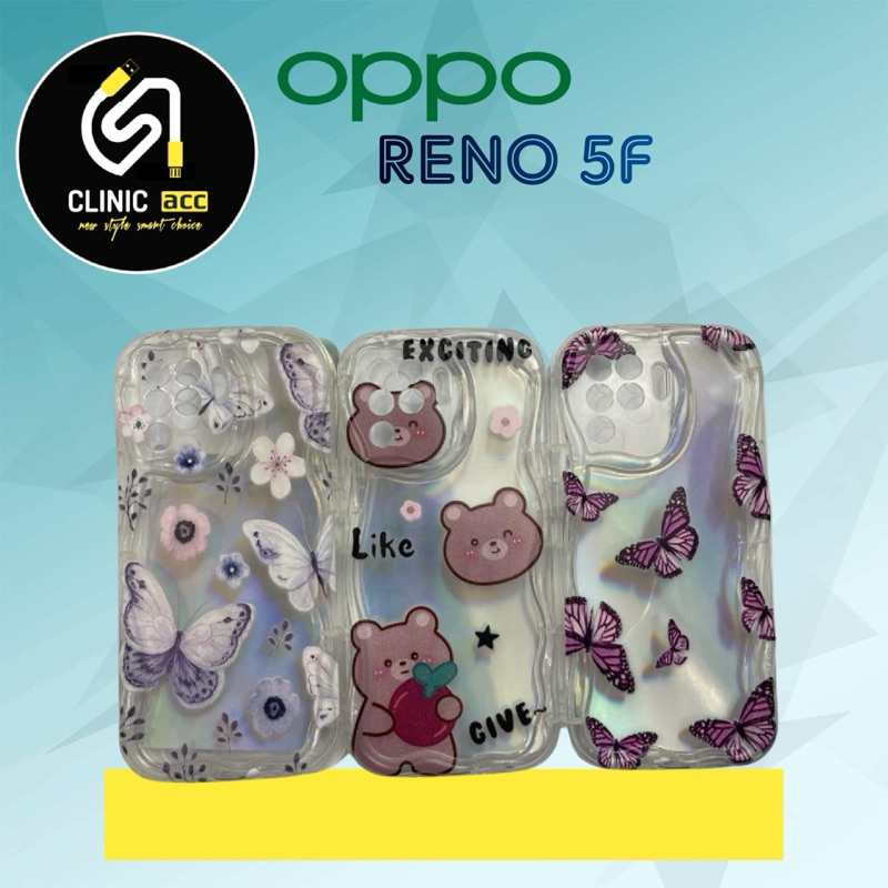 SOFTCASE BENING GELOMBANG KARAKTER LUCU OPPO RENO 5F