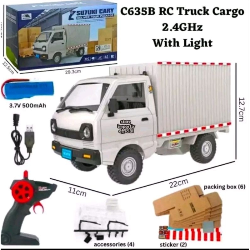mobil remote control pick up carry mobil RC truk simulasi RC truck car