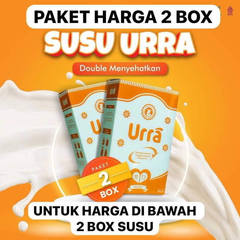 

Susu Kambing Urra Penambah Berat Anak Original Official Store Paket 2 Box